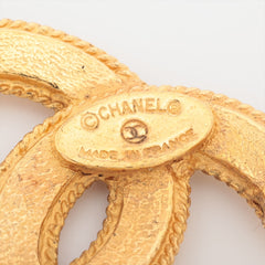 Chanel Coco Logo Gold Brooch Costume Jewellery