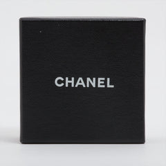 Chanel Coco Logo Pearl Gold Clip On Earrings Costume Jewellery