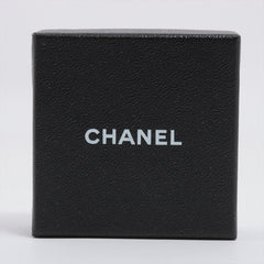 Chanel Coco Logo Gold Black Clip On Earrings Costume Jewellery