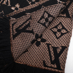 Louis Vuitton Jungle Giant Monogram Black Scarf