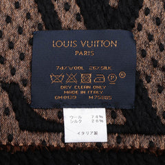 Louis Vuitton Jungle Giant Monogram Black Scarf