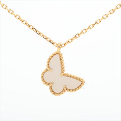 Van Cleef & Arpels Sweet Papillon Mother of Pearl MOP Necklace