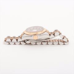Rolex Datejust 26mm Two Tone Pink Face Mother of Pearl MOP Watch 179171