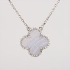 Van Cleef & Arpels Vintage Alhambra Chalcedony Necklace - Oct 2022
