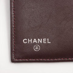 Chanel Black Lambskin Compact Wallet - Series 22