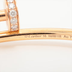 Cartier Juste un Clou SM diamond Bracelet Size 16