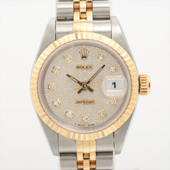 Rolex Datejust 26mm Diamond Dial Two Toned Watch