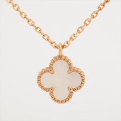 Van Cleef & Arpels Sweet Alhambra Mother of Pearl MOP Necklace
