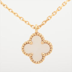 Van Cleef & Arpels Sweet Alhambra Mother of Pearl MOP Necklace