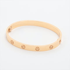 Cartier Love Rose Pink Gold Bracelet Size 17