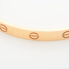Cartier Love Rose Pink Gold Bracelet Size 17