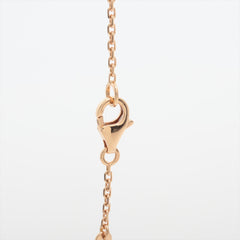 Van Cleef & Arpels Vintage Alhambra 2014 Limited Edition Holiday Grey Mother Of Pearl Diamond Necklace