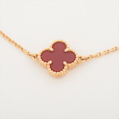Van Cleef & Arpels Sweet Alhambra Carnelian Bracelet
