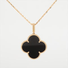 Van Cleef & Arpels Magic Alhambra Onyx Necklace