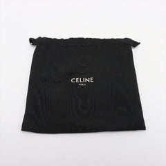 Celine Triomphe Shiny Calfskin Shoulder Bag Black