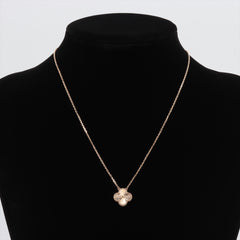 Van Cleef & Arpels Vintage Alhambra Yellow Guilloche Necklace 2025