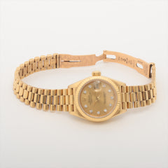 Rolex Datejust 26MM Gold with Diamond Dial Watch