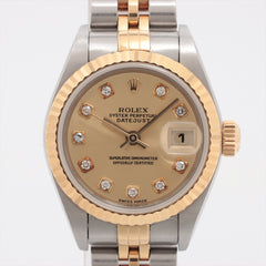 Rolex Datejust 26MM Two Toned with Diamonds Dial Watch
