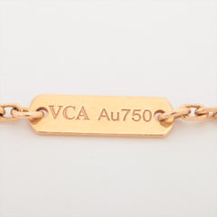 Van Cleef & Arpels Vintage Alhambra Yellow Guilloche Necklace