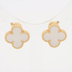 Van Cleef & Arpels Vintage Alhambra Mother of Pearl Earrings