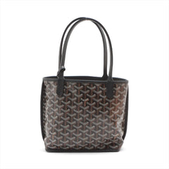 Goyard Anjou Mini leather Tote Black