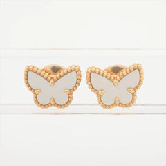 Van Cleef & Arpels Sweet Butterfly Mother of Pearl Earstuds