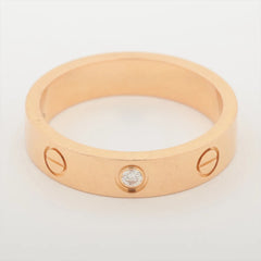 Cartier Love Ring Small Model One Damond Ring Size 51