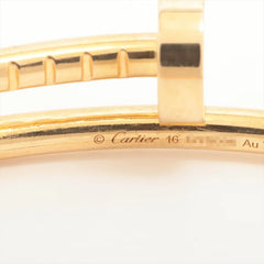 Cartier Juste Un Clou JUC Bracelet Small Model Yellow Gold Size 16