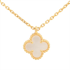 Van Cleef & Arpels Sweet Alhambra Mother of Pearl Necklace