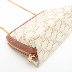 Celine Triomphe Clutch with Chain