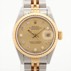 Rolex Lady Datejust 26mm with Diamond Dial Two Toned
