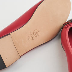 Chanel Ballerina Flats Lambskin Red