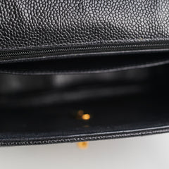 Chanel Vintage Caviar Square Flap