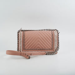 Chanel Old Medium Boy Pink