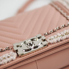 Chanel Old Medium Boy Pink