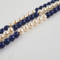 Chanel Costume Pearl Bracelet (Blue/White)