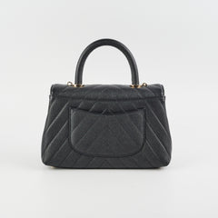 Chanel Coco Handle Small Caviar Black