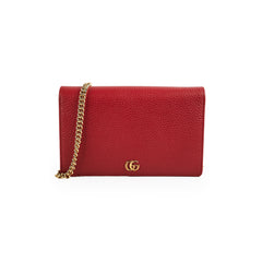 Gucci Red Wallet On Chain WOC
