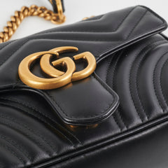 Gucci Marmont Mini Black Shoulder Bag