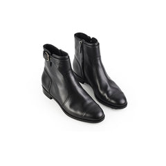 Chanel Black Lambskin Boots (Size 40)