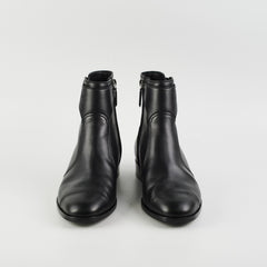 Chanel Black Lambskin Boots (Size 40)