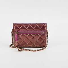 Chanel Mini Wallet On Chain WOC Purple