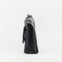 HOLD Chanel Classic Double Flap Jumbo Caviar Black