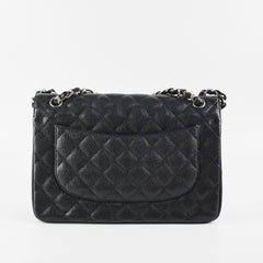 HOLD Chanel Classic Double Flap Jumbo Caviar Black