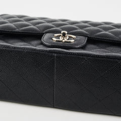HOLD Chanel Classic Double Flap Jumbo Caviar Black