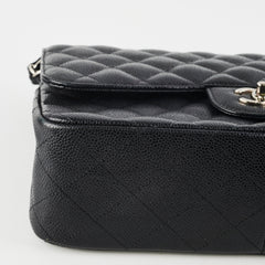 HOLD Chanel Classic Double Flap Jumbo Caviar Black