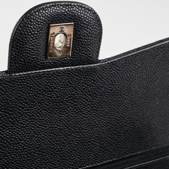 HOLD Chanel Classic Double Flap Jumbo Caviar Black