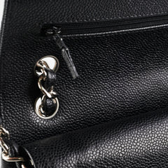 HOLD Chanel Classic Double Flap Jumbo Caviar Black