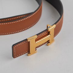 Hermes Belt H Buckle Reversible Belt 85cm