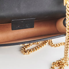 Gucci Supermini Sylvie Chain Bag Black